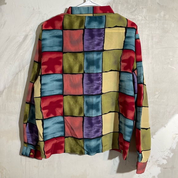 Vintage Balance Button Up Shirt Size: 14 - Picture 2 of 4